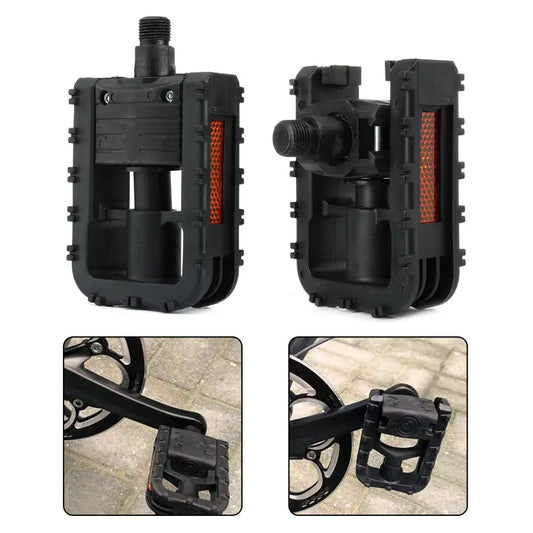 1 Pair E-bike Folding Pedals Anti-slip Refitting Platform Pedal Scooter Parts Electric Bicycle Accessories Cycling Supplies