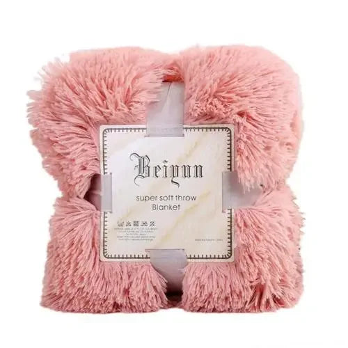 80x120cm Soft Fluffy Shaggy Warm Bed Sofa Bedspread Bedding Sheet Throw Blanket Travel Patchwork Bedspread