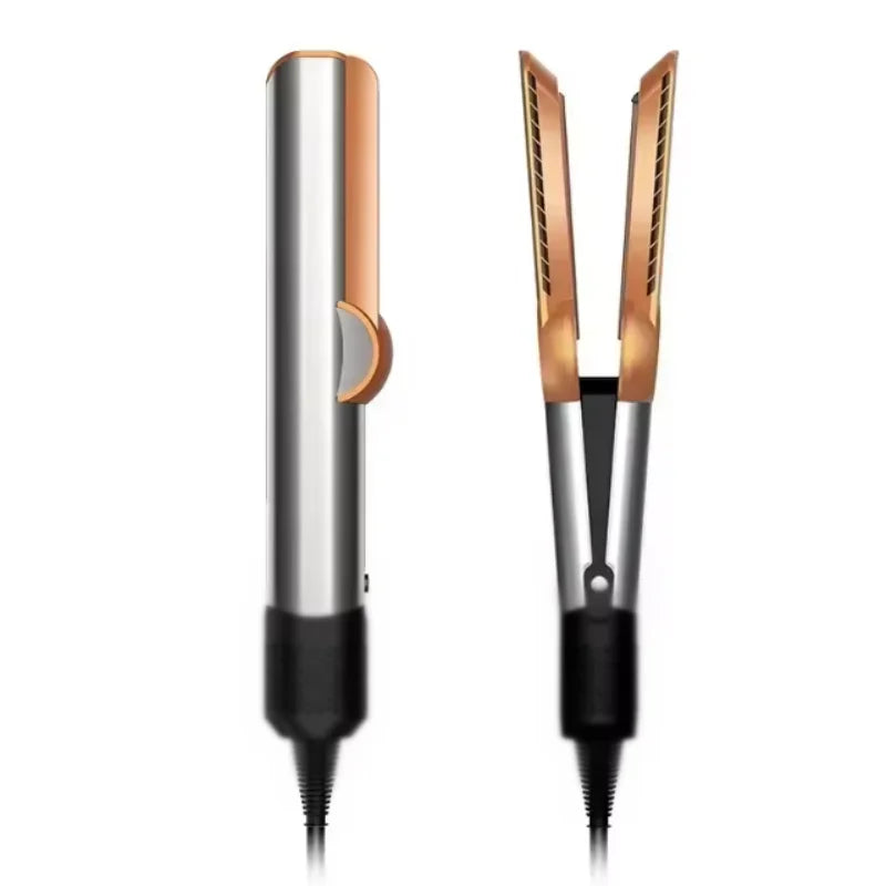 Two-in-one hair dryer and ion straightener-compact and lightweight,providing quick styling.Suitable for both home use and travel