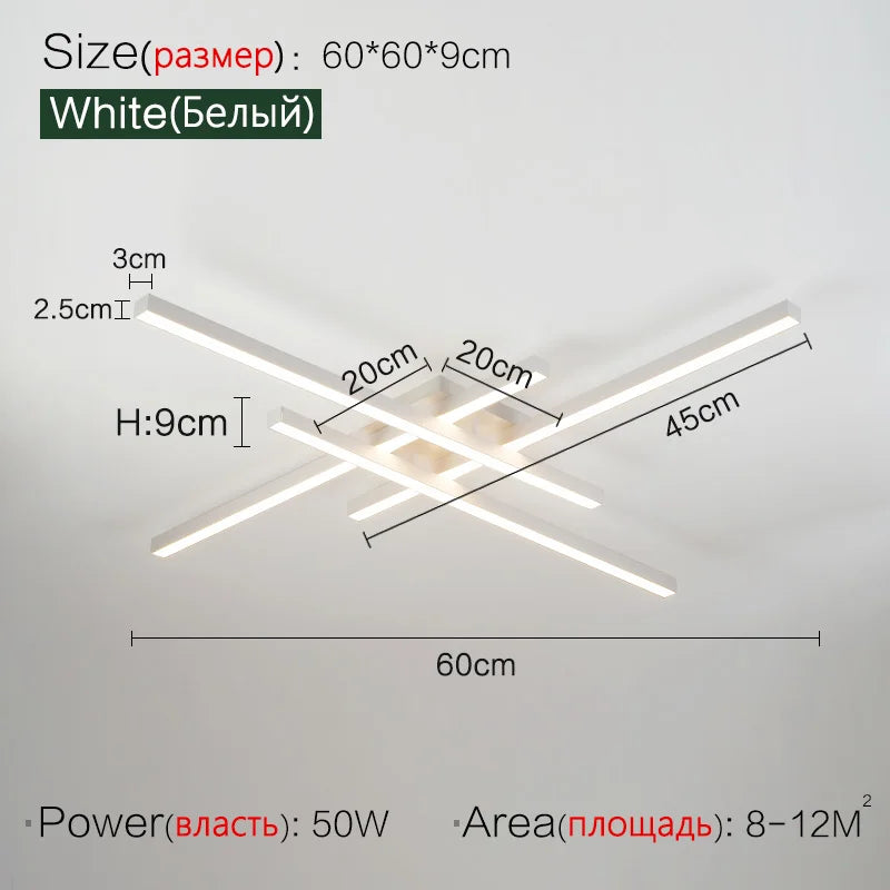 Ceiling light simple modern bedroom atmosphere duplex villa hall Nordic lamps minimalist living room lamp room ceiling lights