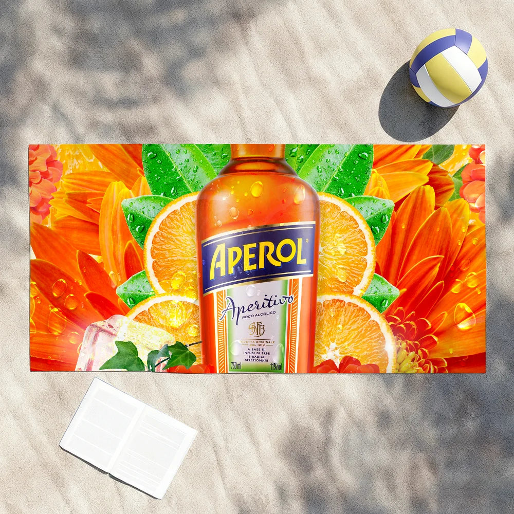 A-Aperol-Spritz Cool Fashion Towel Shower Sauna Travel Spa Quick Dry Gym Accessories Soft Large Beach Towels