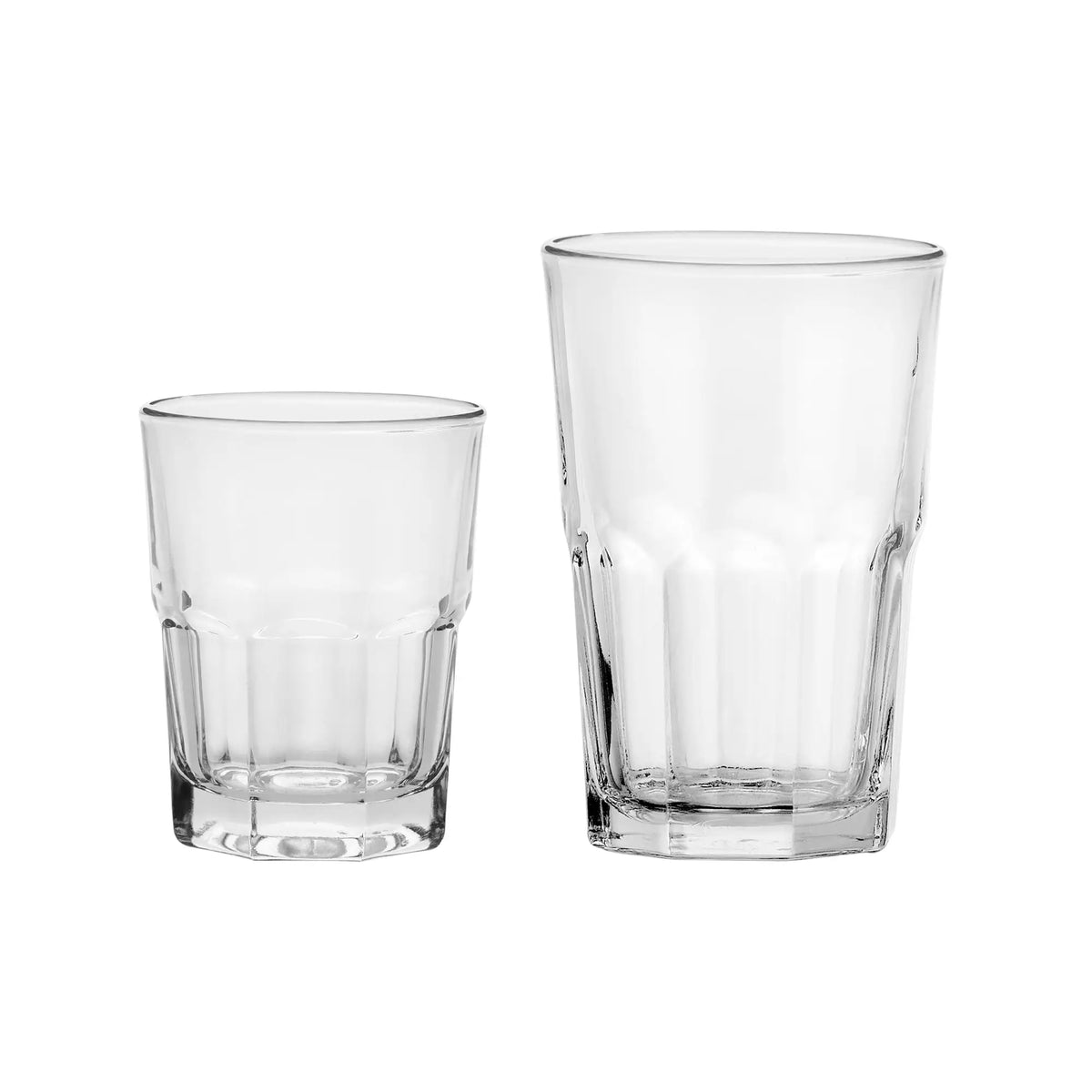 12-Piece Clear Crossplains Drinkware Set