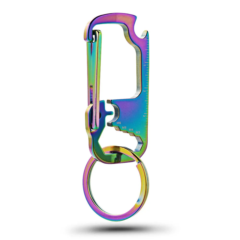 Stainless Steel Personalized Keychains Multifunctional Custom Lettering Keyrings Wrench Tool Bottle Opener Key Chain Ring K421