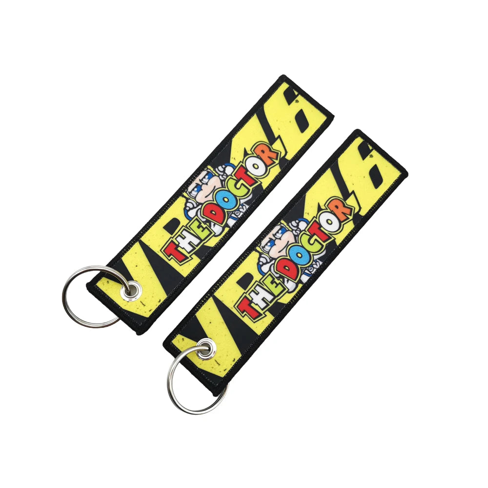 Car Motorcycle JDM Cultural Keychain Buckle Lanyard Employee's Card ID Mobile Phone Keyring Hanging Neck Lanyard Quick Release