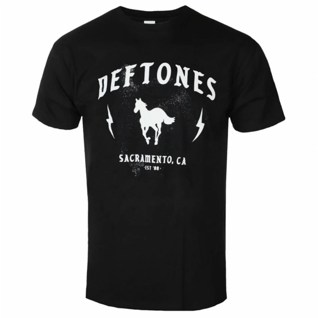Deftones - Around The Fur Art Pattern Nu Metal Band T-shirt - Casual Street Style Cotton T-shirt for Men and Women
