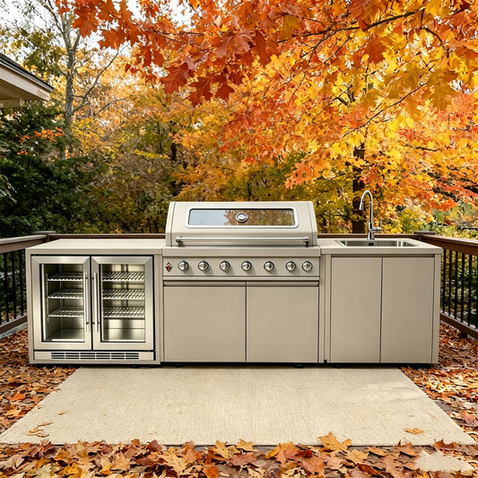Full Kitchens Offer Complete Outdoor Kitchens, Durable Cabinets Set with Kitchen Islands & Carts, Ensemble Casserole De Cuisine