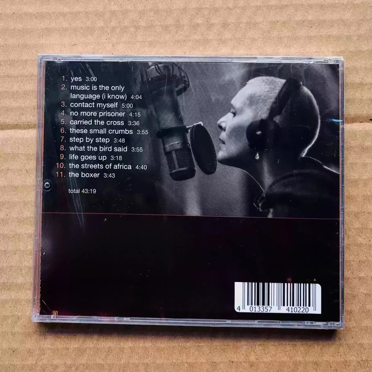 High Fidelity Female Vocal Live Performance Audio CD HiFi Audiophile Recording Studio Black White Portrait Cover Jazz Folk CD