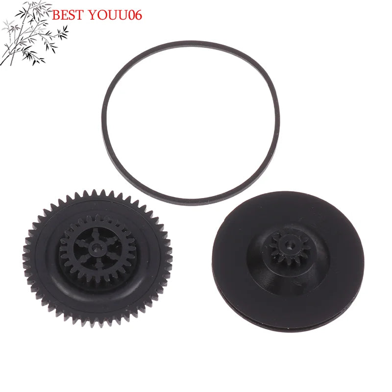 (YOUU06)2Pc Gear +1Pc Belt Set For CDM12.1 Laser Head Enter Exit Warehouse VAM1201 VAM1202 CD Player Optical Pick Up Accessory