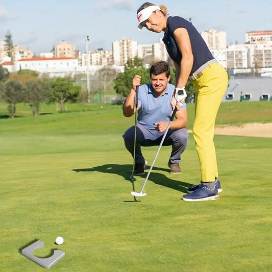 Mini Indoor Putting Green - Potty Putter Game with Putter, Hole Cutter, Putting Cup Office Golf Kit