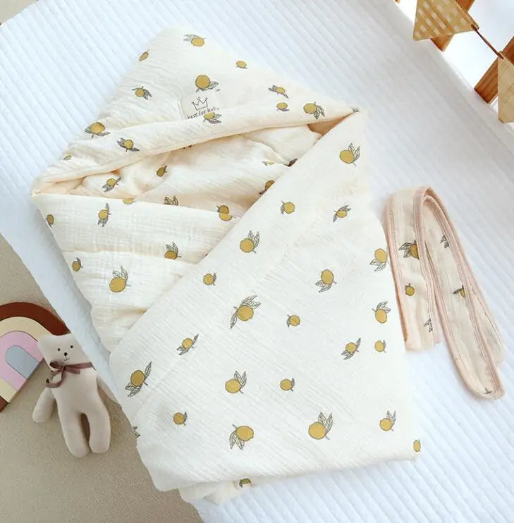 Newborn Baby Blanket Envelope Baby Receiving Blankets Boy Girl Cotton Soft Infant Swaddle Wrap Blankets For Stroller Crib Stuff