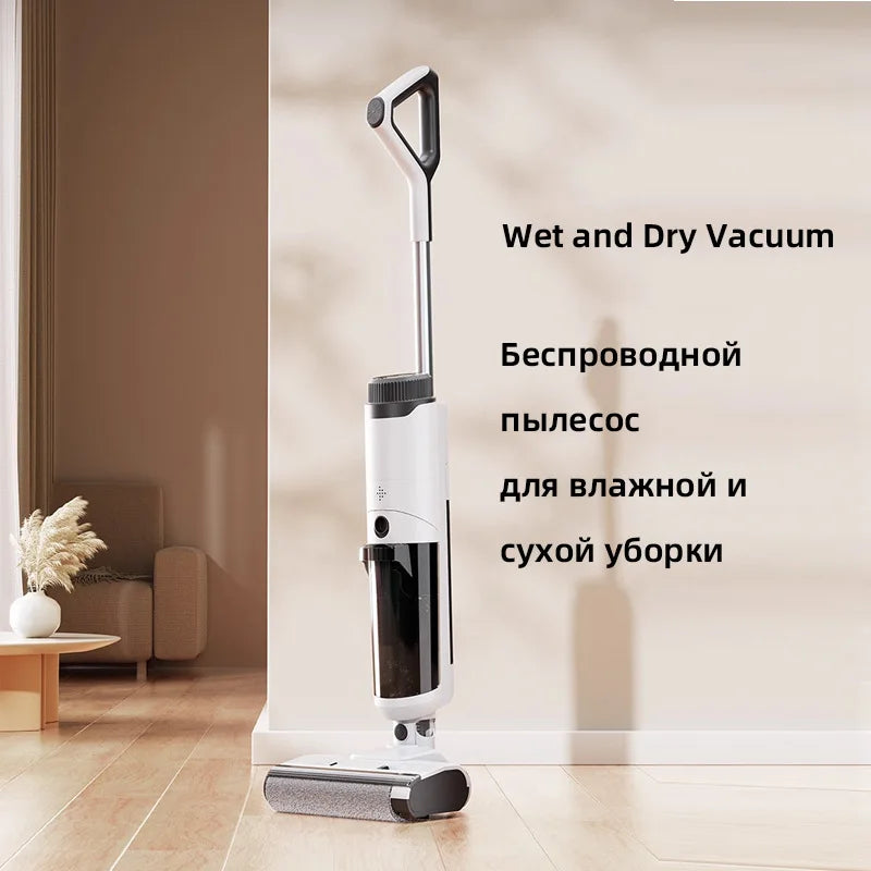 Washing Machine, Handheld Wireless Brush-Motor, Automatic Cleaning, Household-Electric Mop, Vacuum Cleaner, 2 in 1 Floor Cleaner