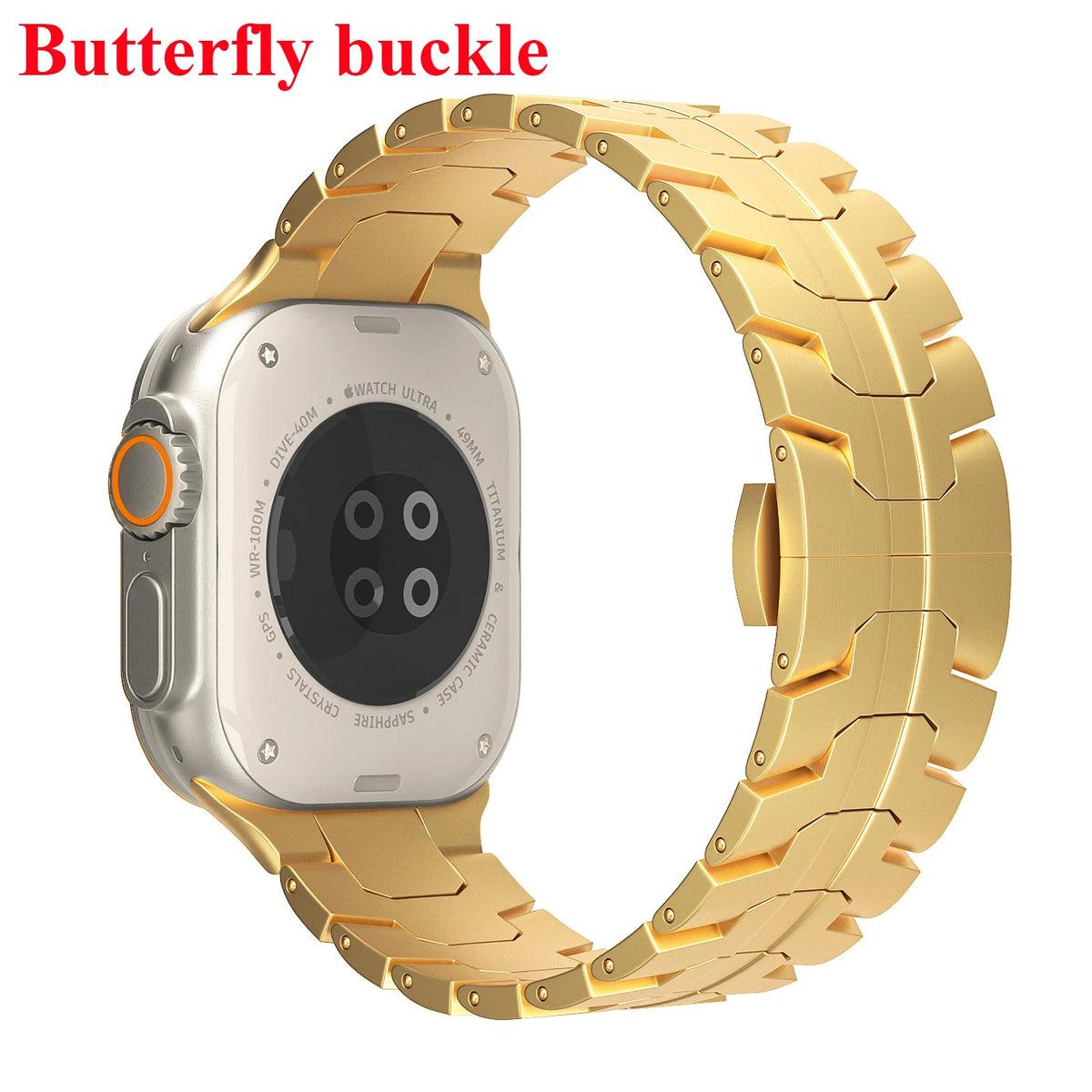 Stainless Steel Strap For Apple Watch Series 12 11 10 9 8 SE 3 46mm 45mm 42mm 44mm Metal Bracelet Band iWatch Ultra 4/3/2/1 49mm
