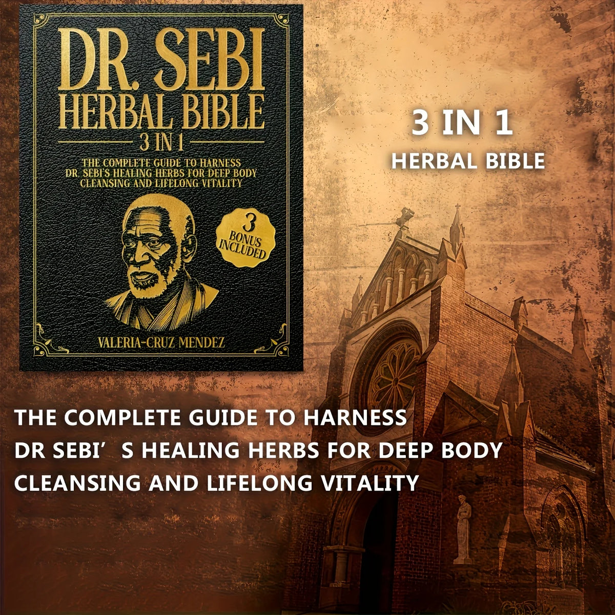 2027 Dr. Sebi Herbal Bible 3-in-1: Detoxify and Cleanse Your Body with Dr. Sebi's Healing Herbs for Lasting Health and Vitality