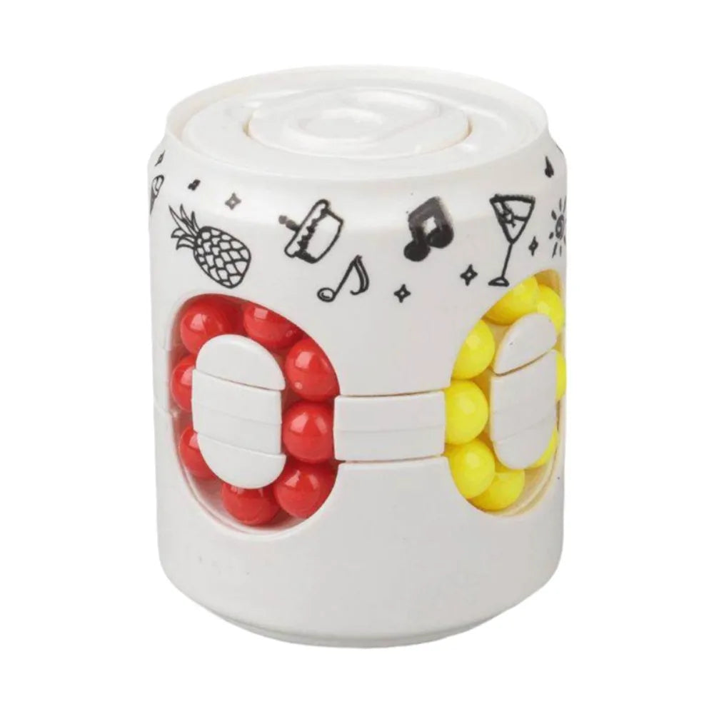 Funny Plastics Soda Can Fidget Toy Rotating Ball Finger Gyro Finger Spinner Gyro 3D Can 's Cube Toys