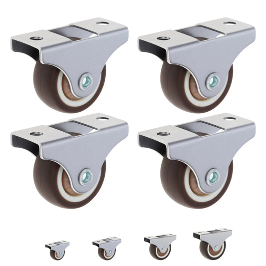 4pcs 1 Inch/1.25 Inch/1.5 Inch/2 Inch Universal Casters Furniture
