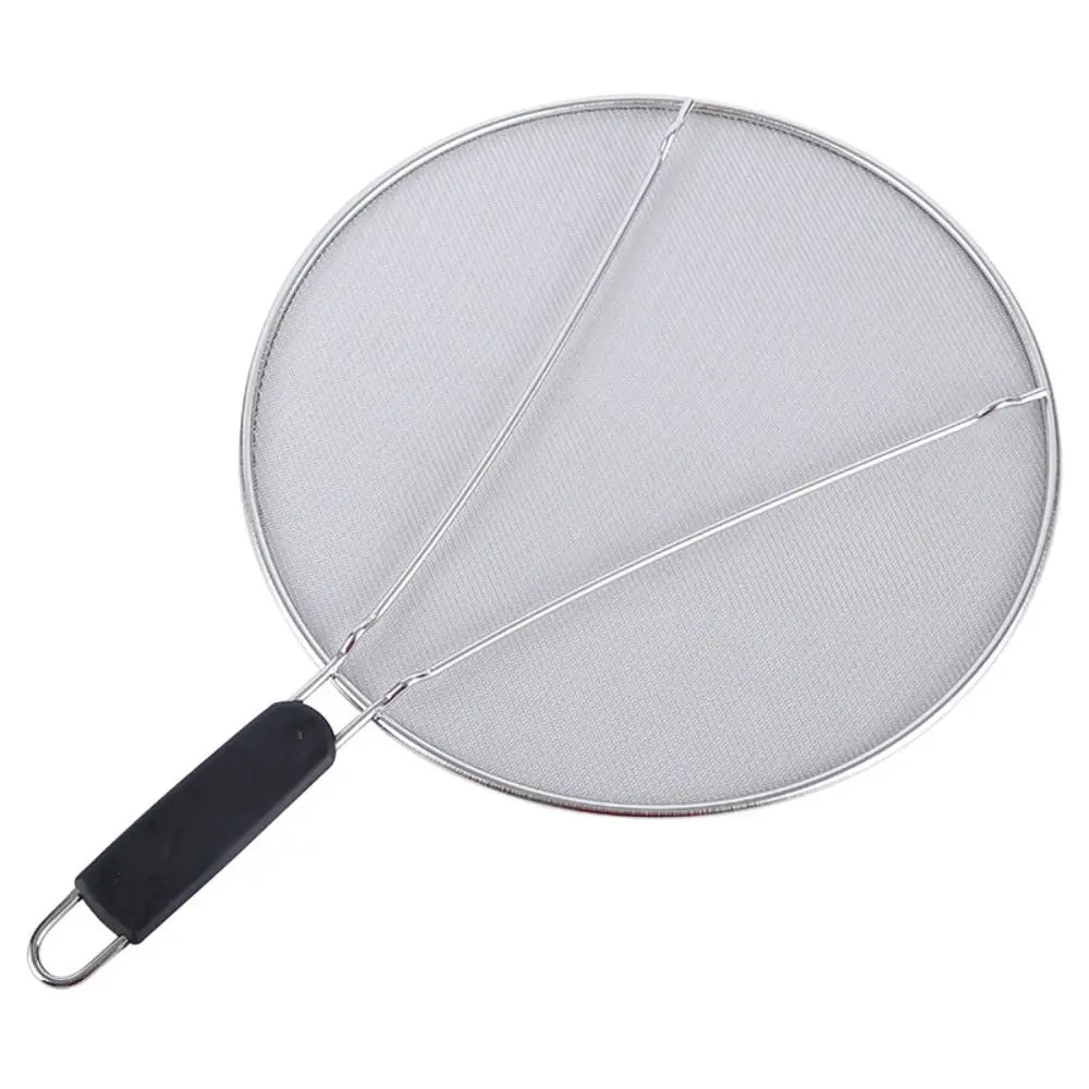 Stainless Steel Grease Splatter Screen Durable Kitchen Tools Anti Splatter Guard Oil Net Cooking Frying Splash Cover