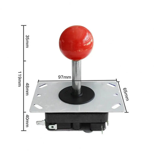 Superior Game Joystick Long Service Time Non-delayed Joystick Arcade Game Fighting Stick with Ball