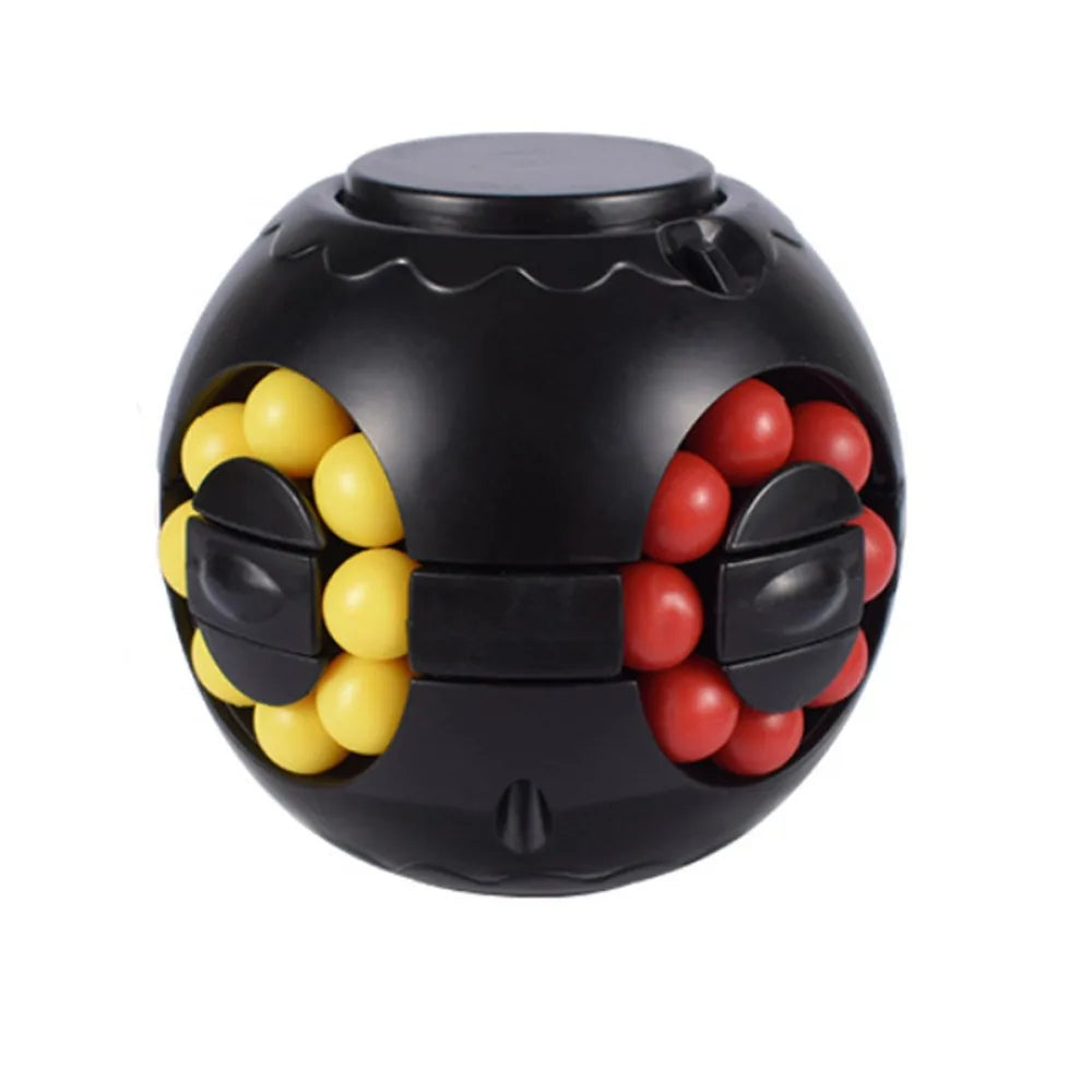 Creative Plastics Magic Bean Cube Spinner Finger Gyro Rotating Ball Finger Spinner Gyro 3D Rotating Ball