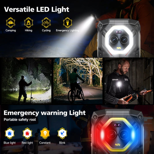 Ulefone Armor Mini 20 Pro 5G 4.7' Rugged Phone 64MP Night Camera 6200mAh Smartphone LED Light 16+256GB Android 14 Mobile Phone