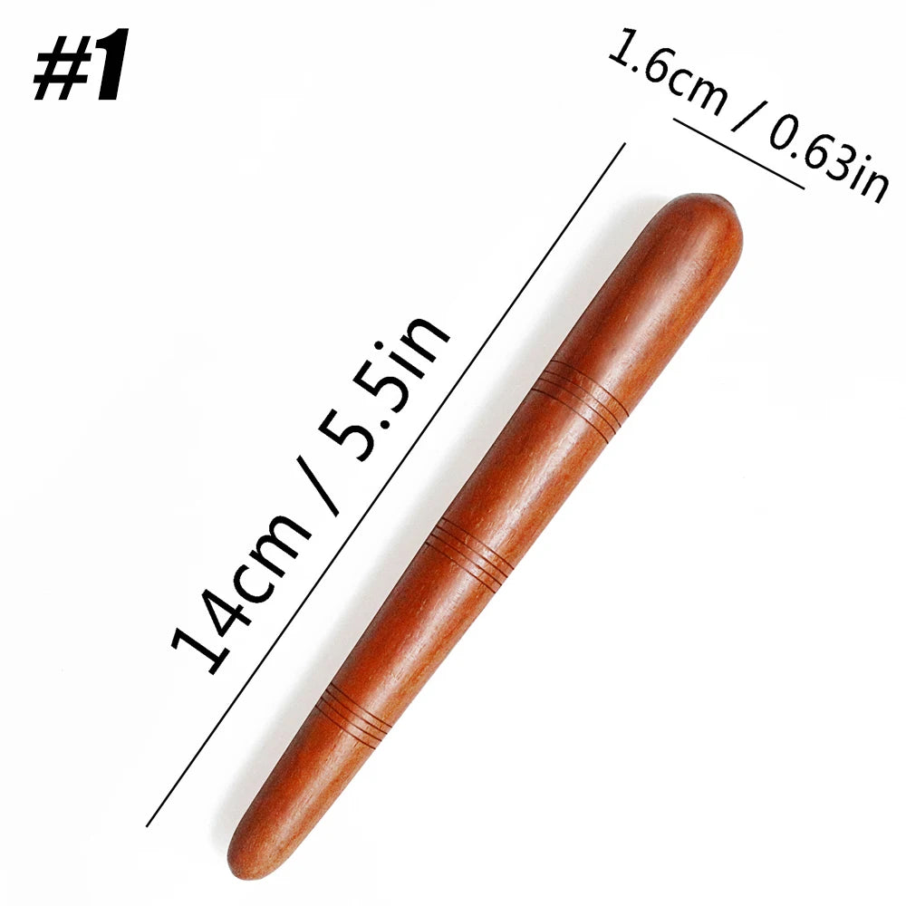 1PCS Acupoint Massage Pen, Traditional Wooden Acupressure Stick Reflexology Tool for Deep Tissue, Meridian Massage Tool for Body