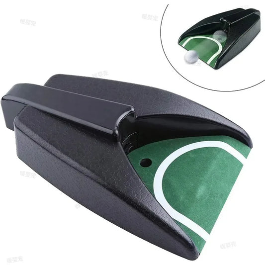 Golf Return Machine Golf Automatic Putting Cup for Training Indoor Office Golf Hole Auto Returning Practice for Outdoor Garden