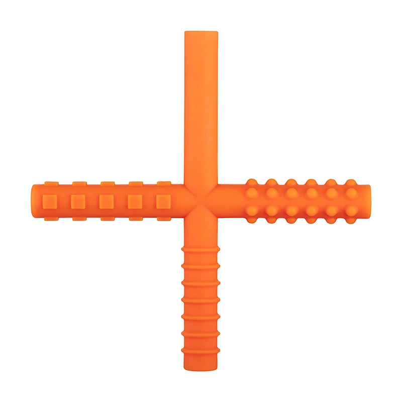 X Shape Teether Kids Speech Therapy Teeth Massager Adults Child Chewing Tool Muscle Rehabilitation Training