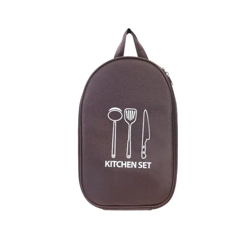 Outdoor Cooking Bag Camping Storage Bag PortableCooking Utensil Organizer Storage Pouch Picnic Bag Utensil Storage Pouch