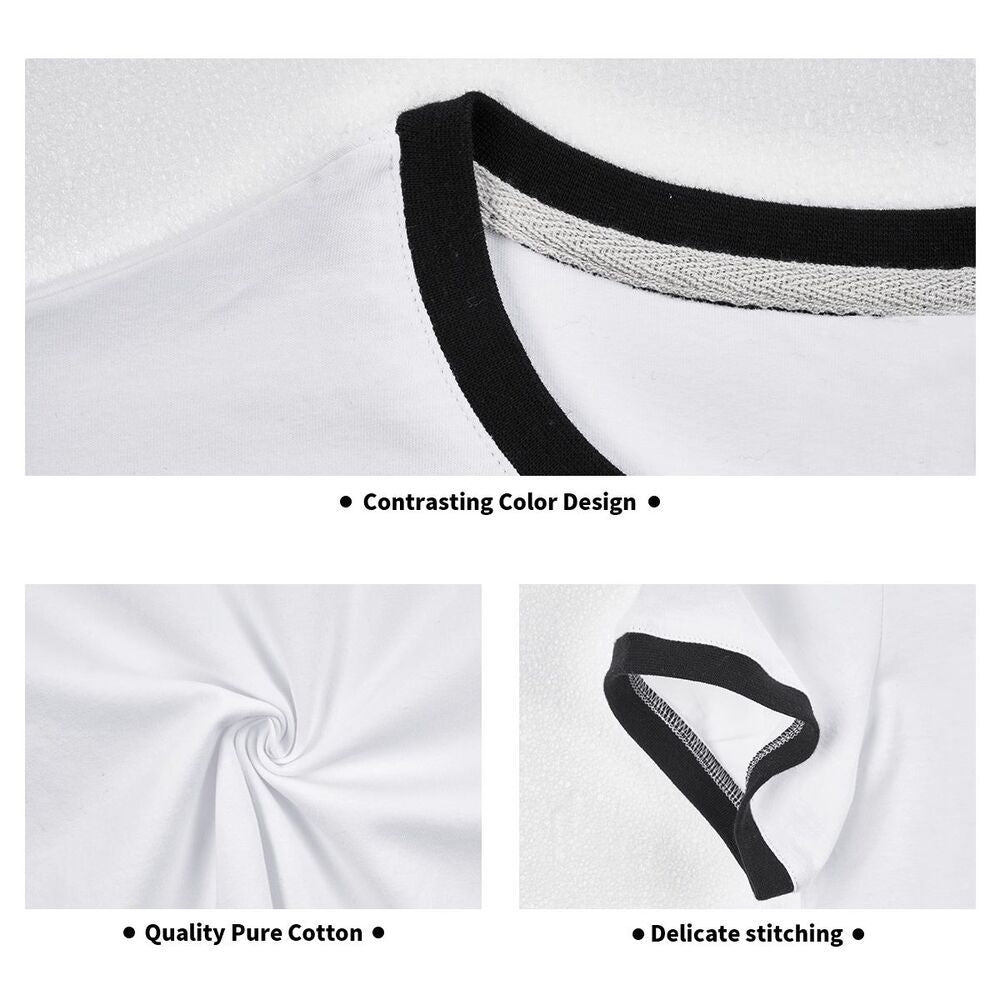 Create Your Own Loose Youth Contrast Short Sleeve T-Shirt