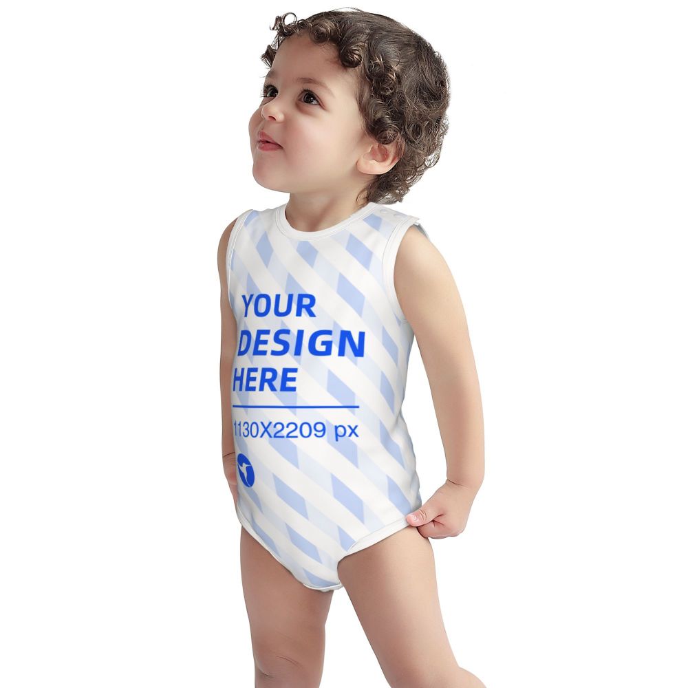 Create Your Own Soft And Skin-friendly Baby Cotton Sleeveless Romper