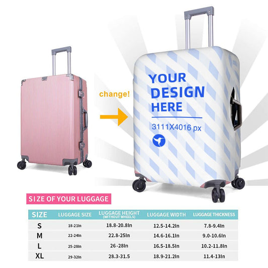 Create your own upload your own design Thickened Wear-resistant Trolley Suitcase Protective Cover