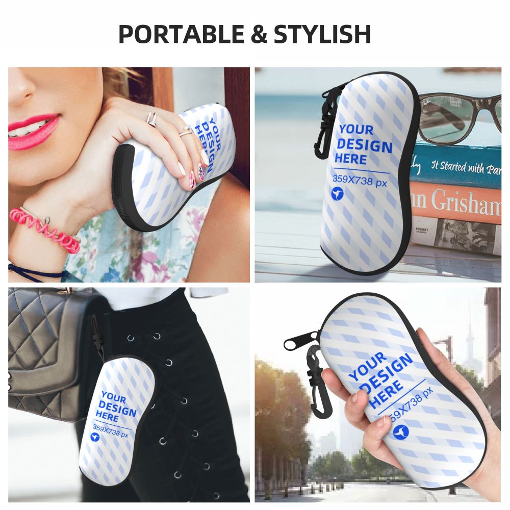 Create Your Own Vertical Ultra-light And Convenient Soft Shell Glasses Bag