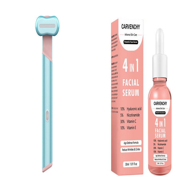 4 Colors Electric Red Blue Light Beautification Instrument Therapeutic Warmth Face Massage