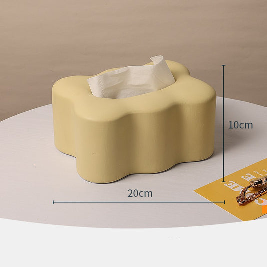 Creative Living Room Table End Table Storage Ceramic Extractor Box