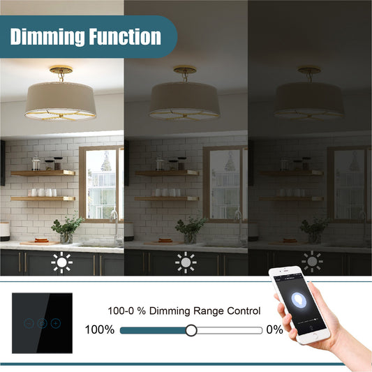 Electrodeless Dimming Timing Voice Remote Control