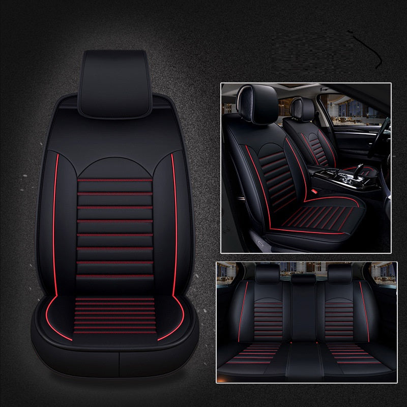 Five-seat Universal Fully Enclosed Car Seat Cushion Four Seasons Universal Leather Saddle Cover