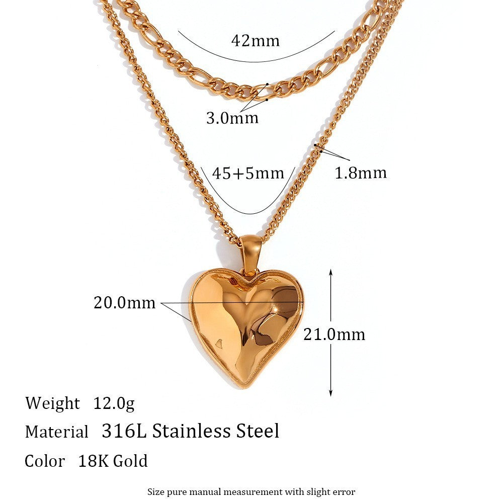 Fashionable And Personalized Retro Titanium Stainless Steel Necklace