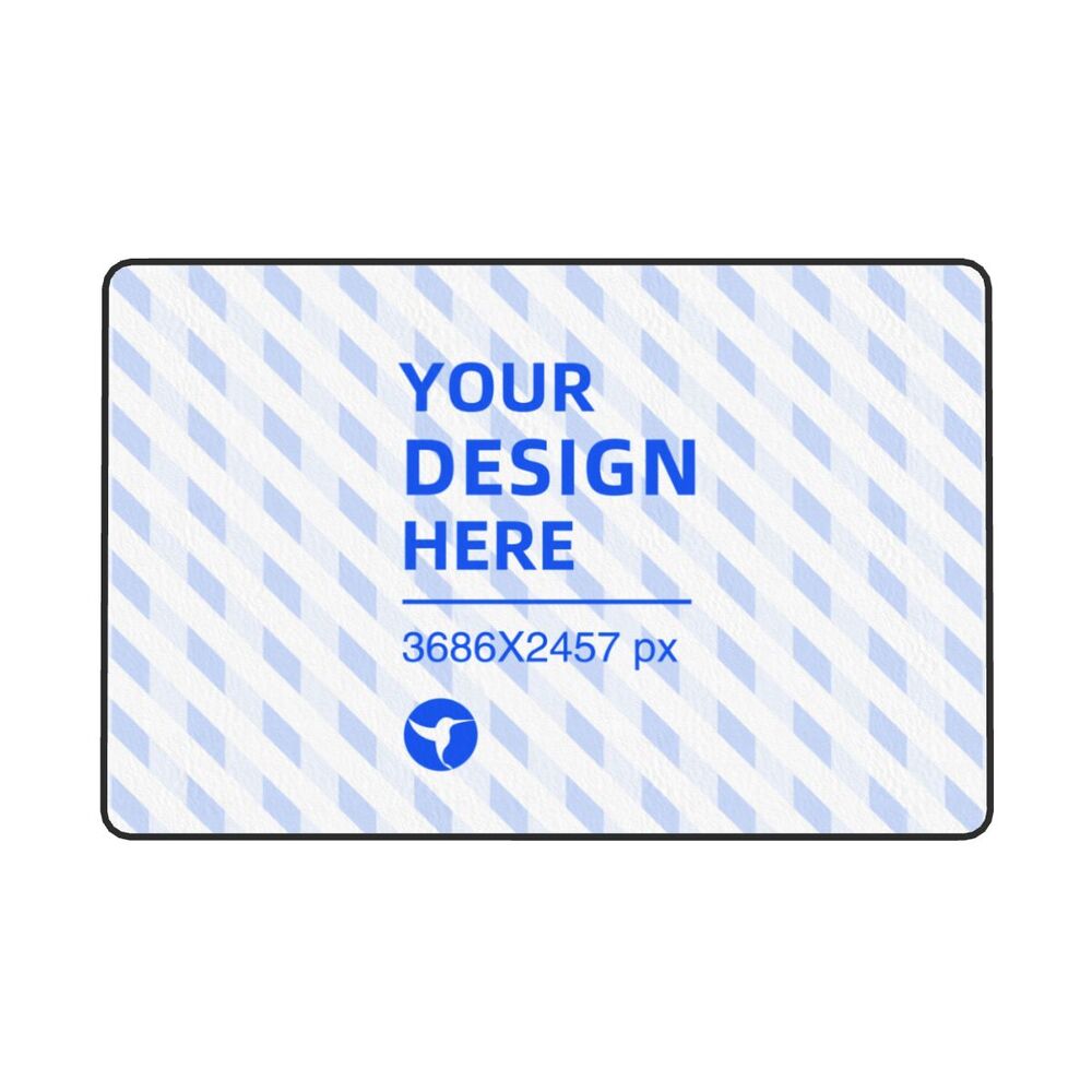 Create Your Own Flannel Absorbent Non-slip Easy-care Floor Mat