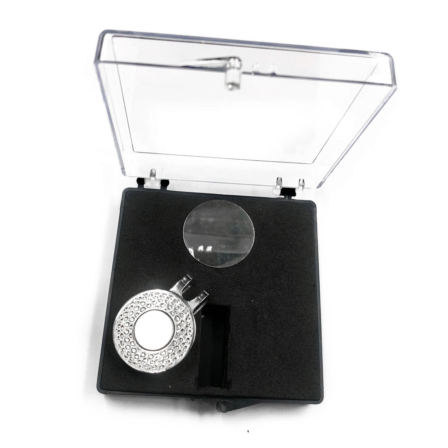 Acrylic Transparent Mark Coin Fork Cap Clip Set Gift Box