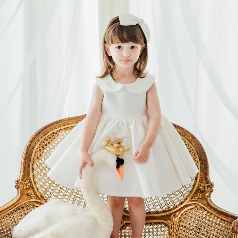 Summer Puffy Yarn Western-style Dress Female Baby One-year-old Dress Birthday Flower Girl Children's Skirt