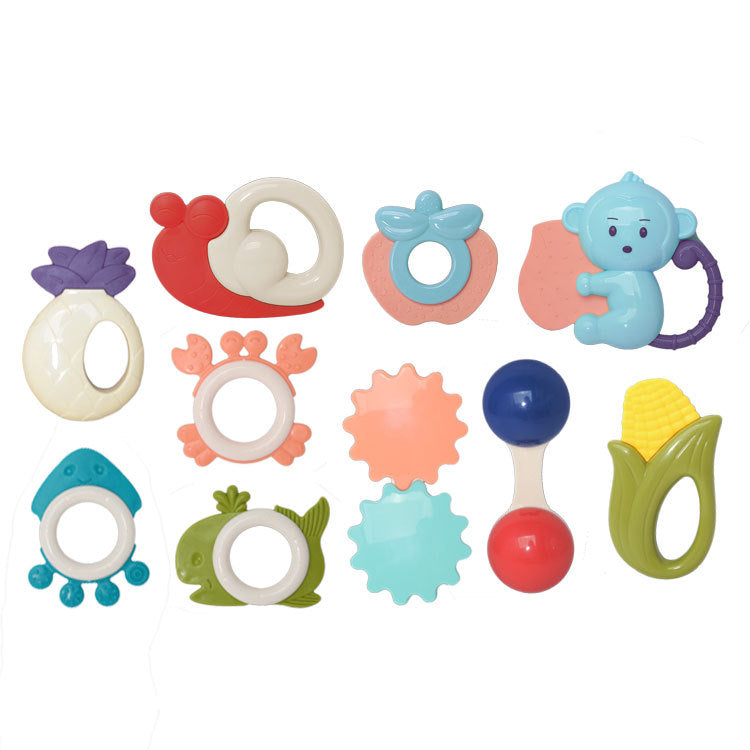 Baby Rattle 10 Piece Set, Hand Rattle Gift Box Set