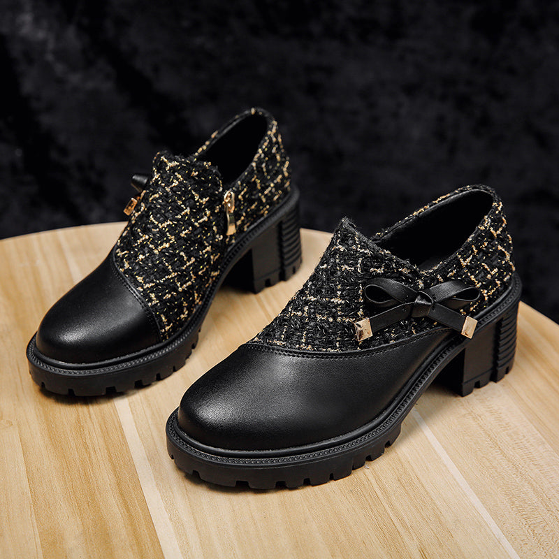 New Thick Heel Women Shoes Spring High Heels - FLIPSTYLEZLLC