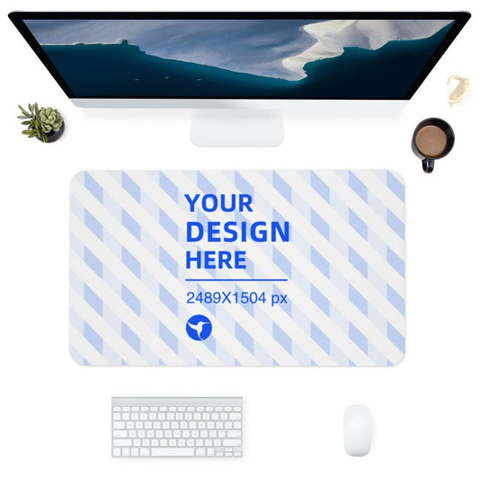 14x24in Horizontal Medium Leather Waterproof Keyboard Pad