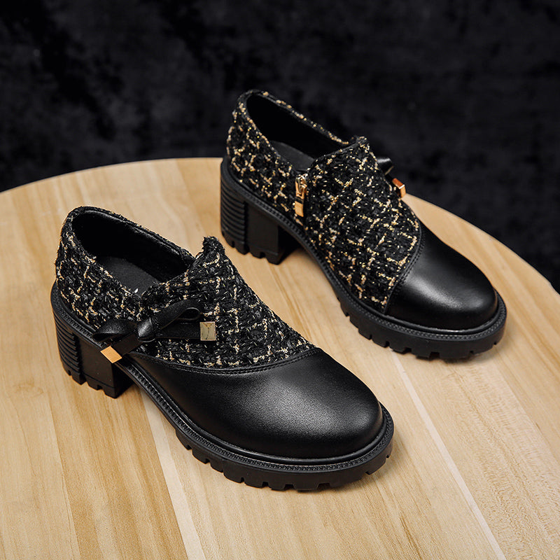 New Thick Heel Women Shoes Spring High Heels - FLIPSTYLEZLLC