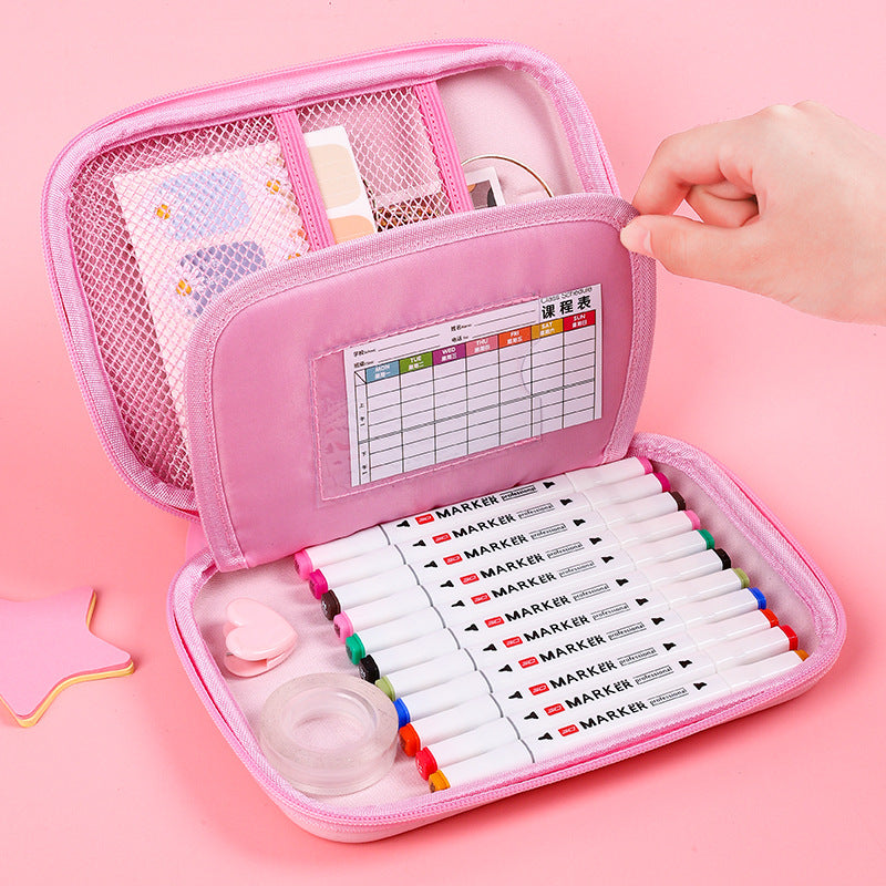 Cute Square Large Capacity Cartoon Anime Hand Account Stationery Box