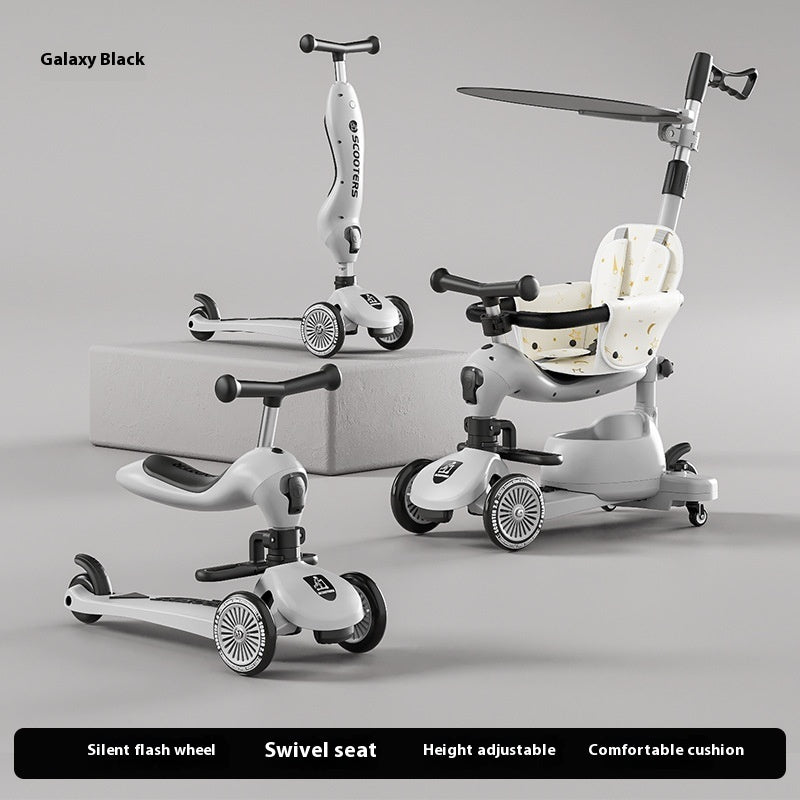 Children's Scooter Multifunctional Music Flash Scooter