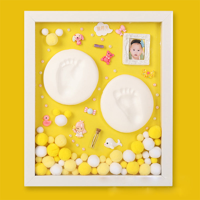 Hand And Foot Ink Pad Full Moon Footprint Hundred Days Commemoration DIY Homemade