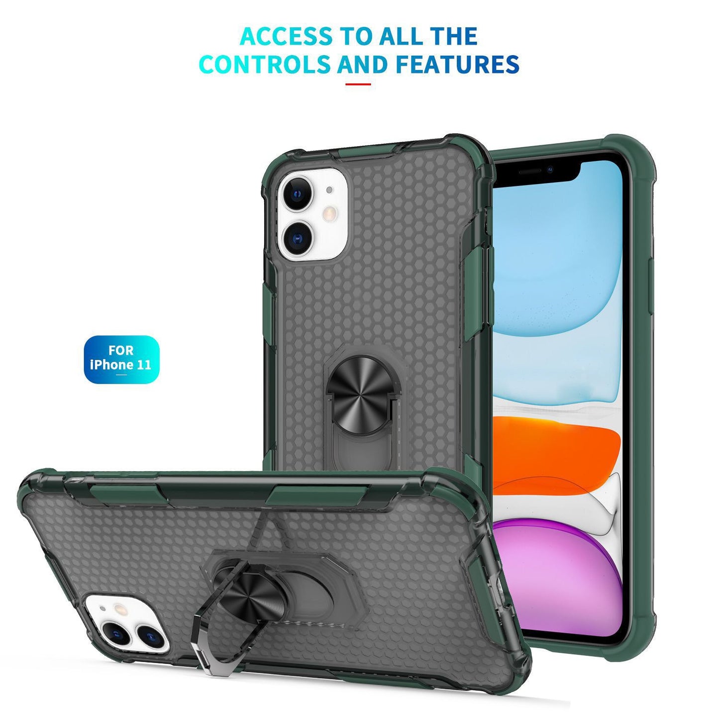 Magnetic Car Mobile Phone Case Back Cover