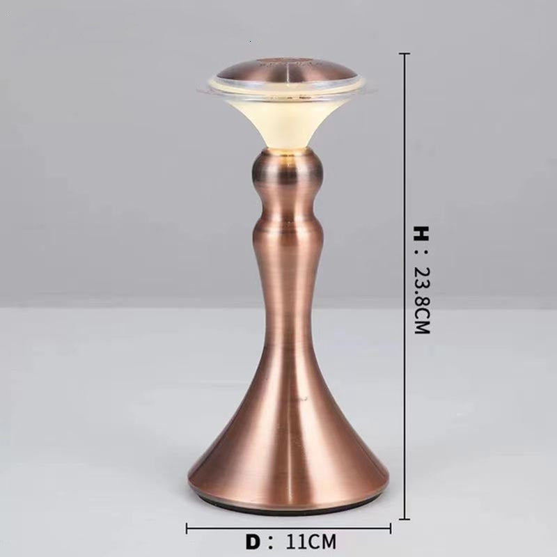 LED Rechargeable Bedroom Decoration Bedside Table Lamp