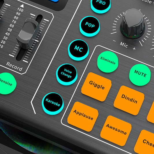 Fashion Minimalist Sound Card Support 48v Microphone