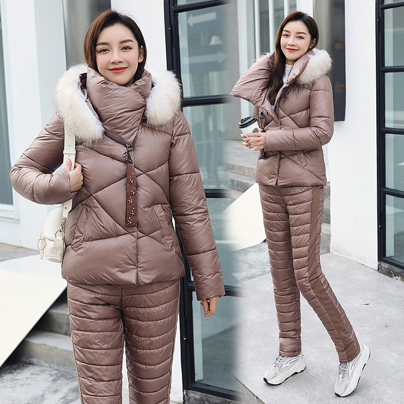Women's Winter Jacket Thick Short Padded Coat